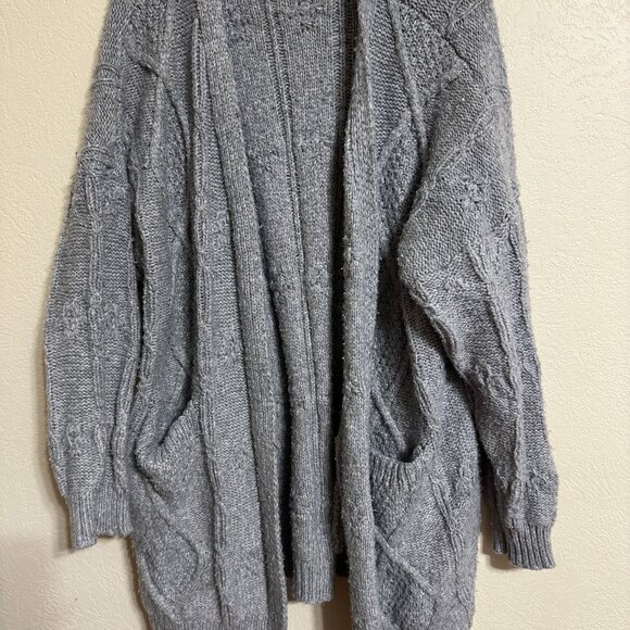 Time and Tru, Gray oversized sweater, Size XL - Picture 1 of 8